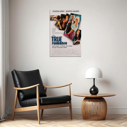 True Romance Crime Drama Classic Movie Film Poster Wall Art Print Home Wall Decor