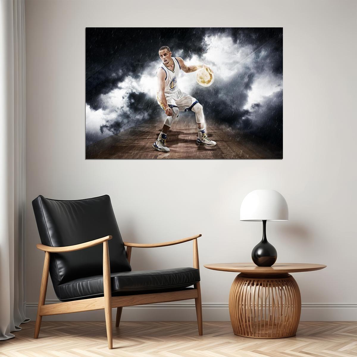 Stephen Curry Basketball American Player Sport Poster Wall Art Print Home Wall Decor - xonomax
