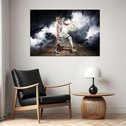 Stephen Curry Basketball American Player Sport Poster Wall Art Print Home Wall Decor - xonomax