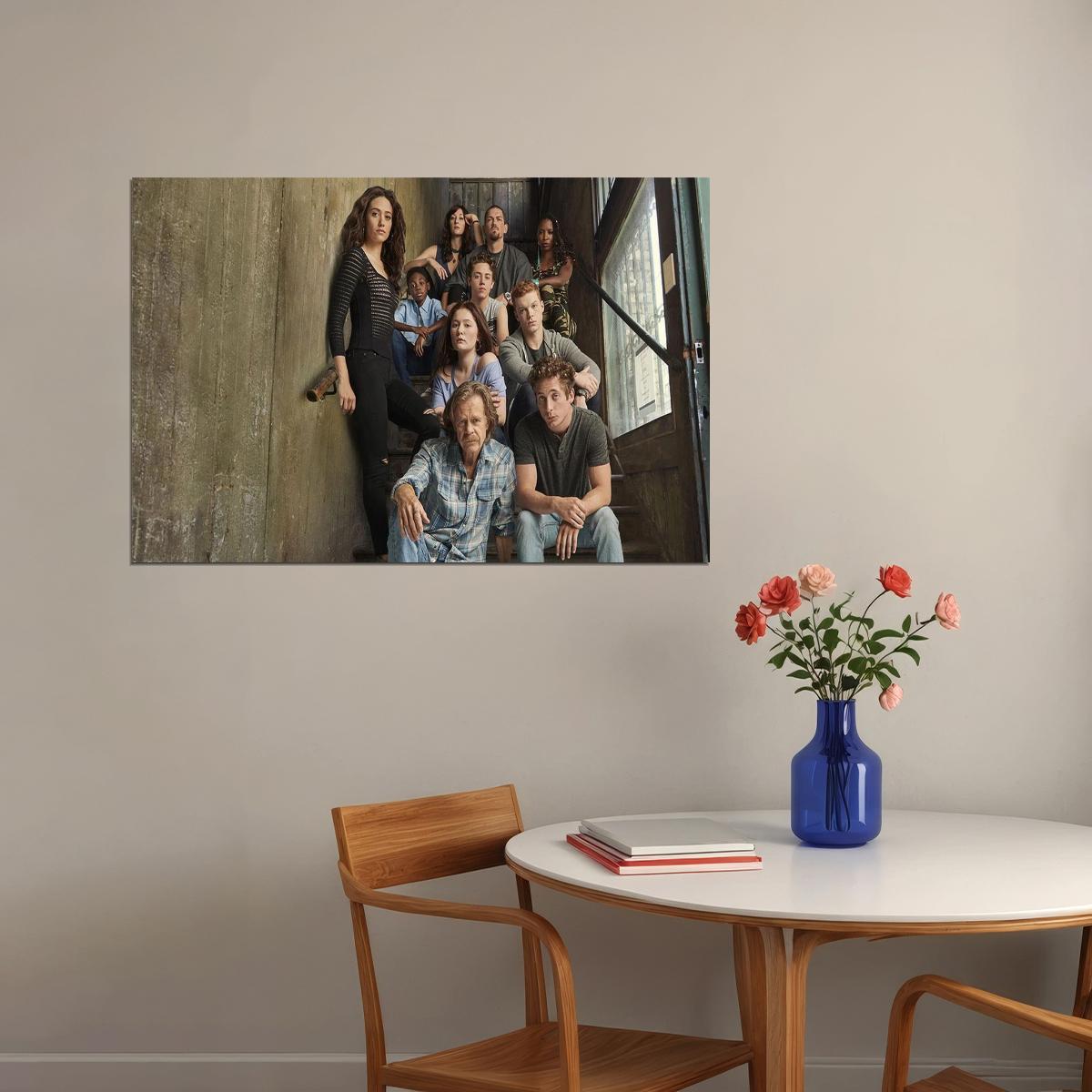 Shameless Full Cast Comedy Drama Tv Show Poster Wall Art Print Home Wall Decor - xonomax