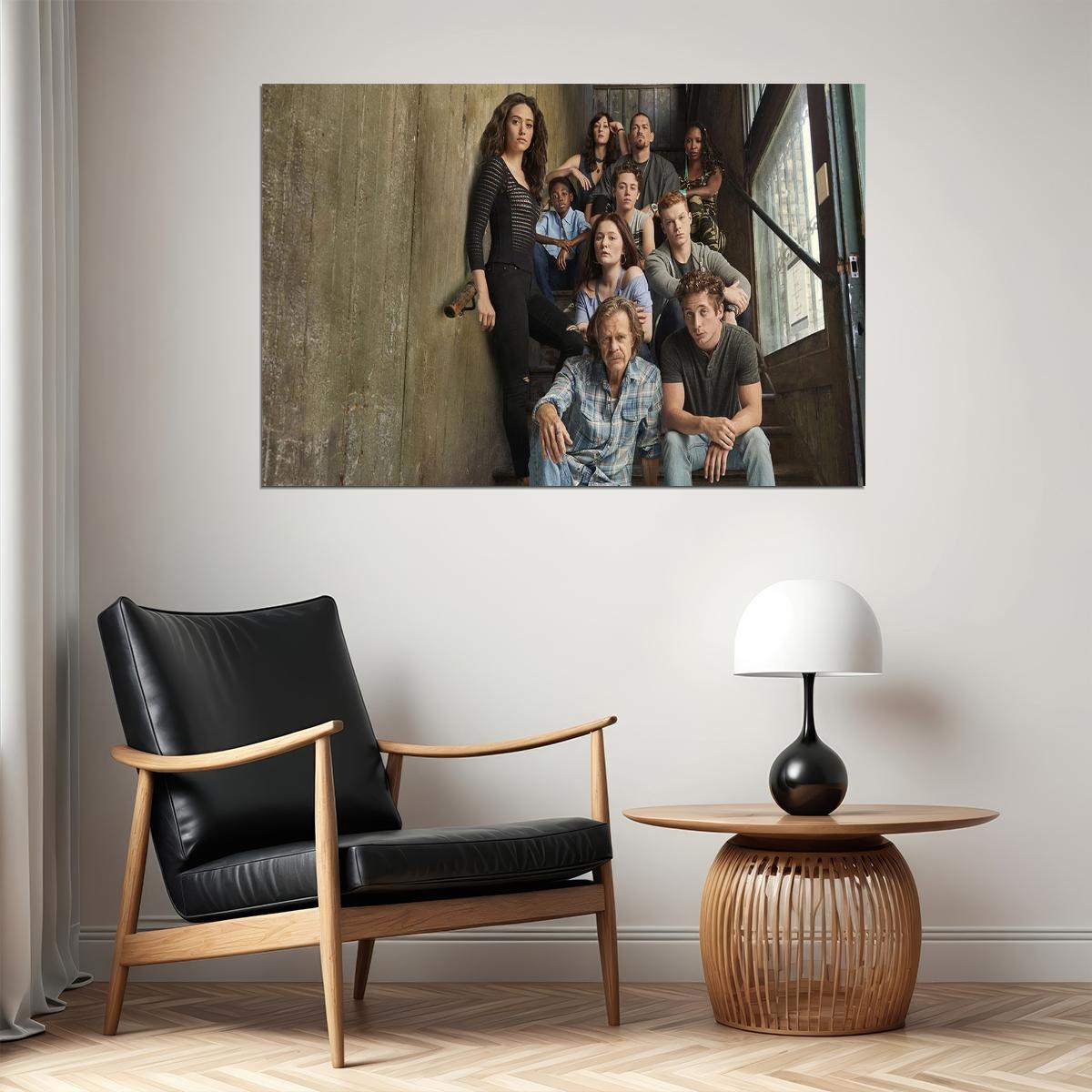 Shameless Full Cast Comedy Drama Tv Show Poster Wall Art Print Home Wall Decor - xonomax