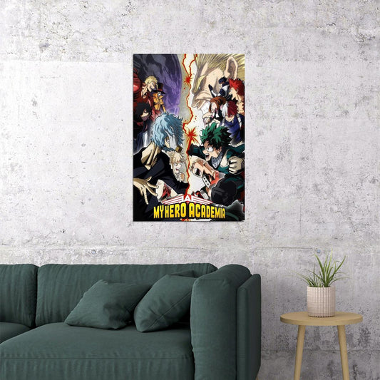 My Hero Academia Action Adventure Japan Anime Poster Wall Art Print Home Wall Decor - xonomax