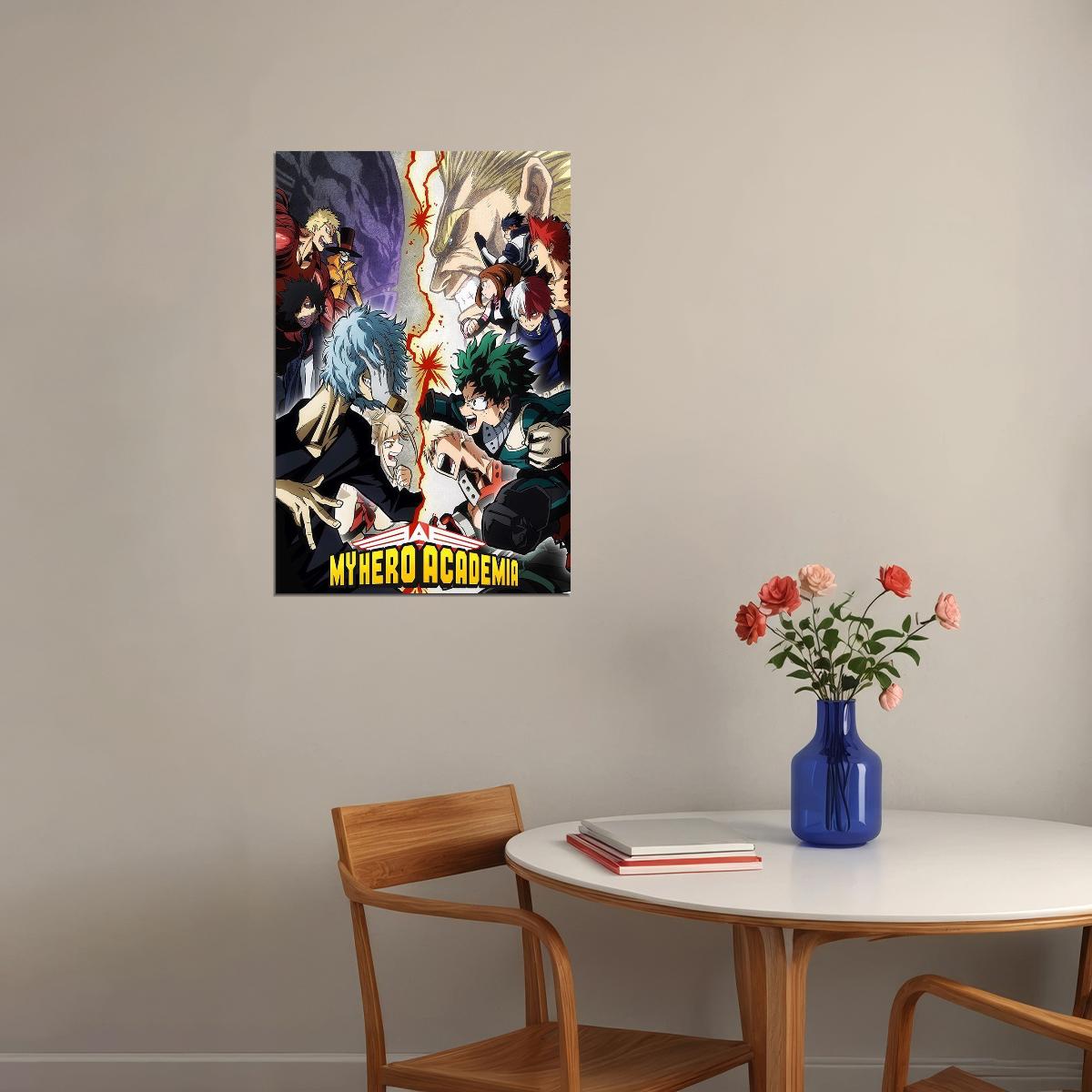 My Hero Academia Action Adventure Japan Anime Poster Wall Art Print Home Wall Decor - xonomax