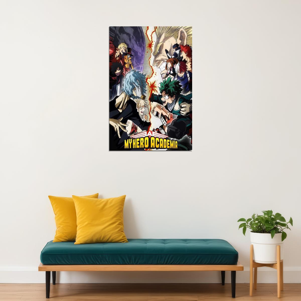 My Hero Academia Action Adventure Japan Anime Poster Wall Art Print Home Wall Decor - xonomax