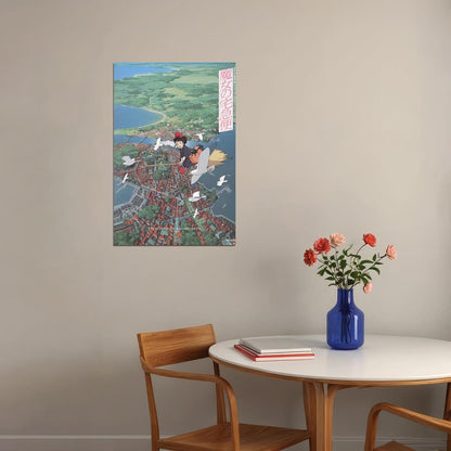Kiki's Delivery Service Family Anime Movie Cinema Poster Wall Art Print Home Wall Decor - xonomax