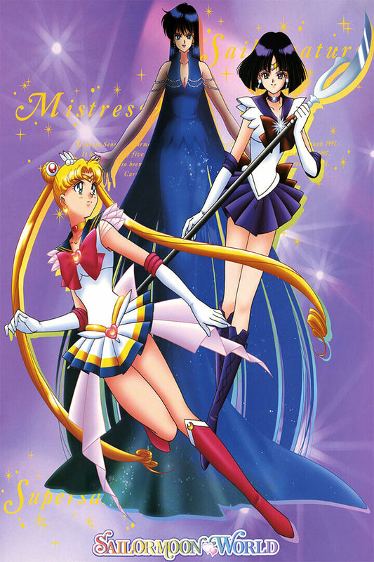 Sailor Moon Adventure Action Anime Tv Series Movie Poster Wall Art Print Home Wall Decor