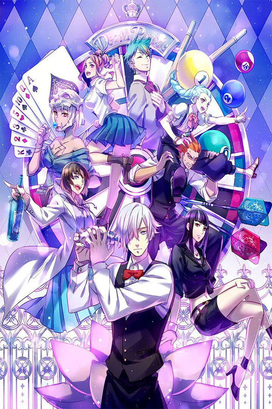 Death Parade 2 Mystery Thriller Anime Tv Series Poster Wall Art Print Home Wall Decor - xonomax