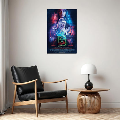 Last Night In Soho Drama Horror Movie Cinema Film Poster Wall Art Print Home Wall Decor - xonomax