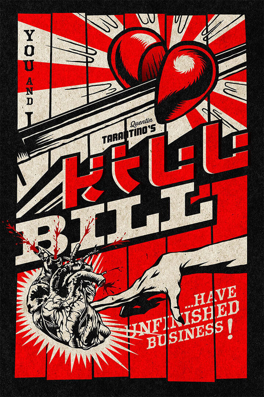 Kill Bill Action Thriller Crime Classic Movie Gift Poster Wall Art Print Home Wall Decor - xonomax