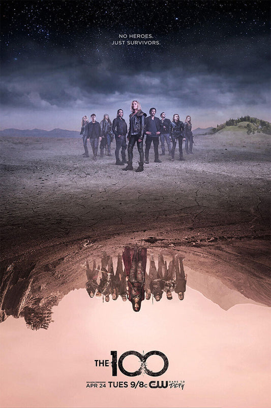 The 100 Season 5 Science Fiction Tv Series Movie Poster Wall Art Print Home Wall Decor - xonomax