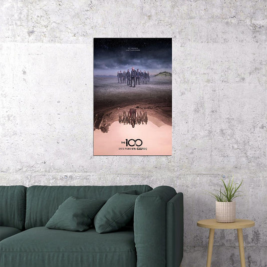 The 100 Season 5 Science Fiction Tv Series Movie Poster Wall Art Print Home Wall Decor - xonomax