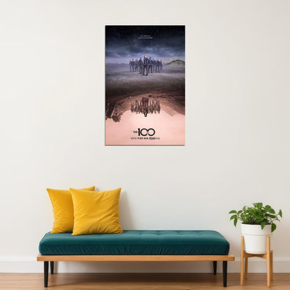 The 100 Season 5 Science Fiction Tv Series Movie Poster Wall Art Print Home Wall Decor - xonomax