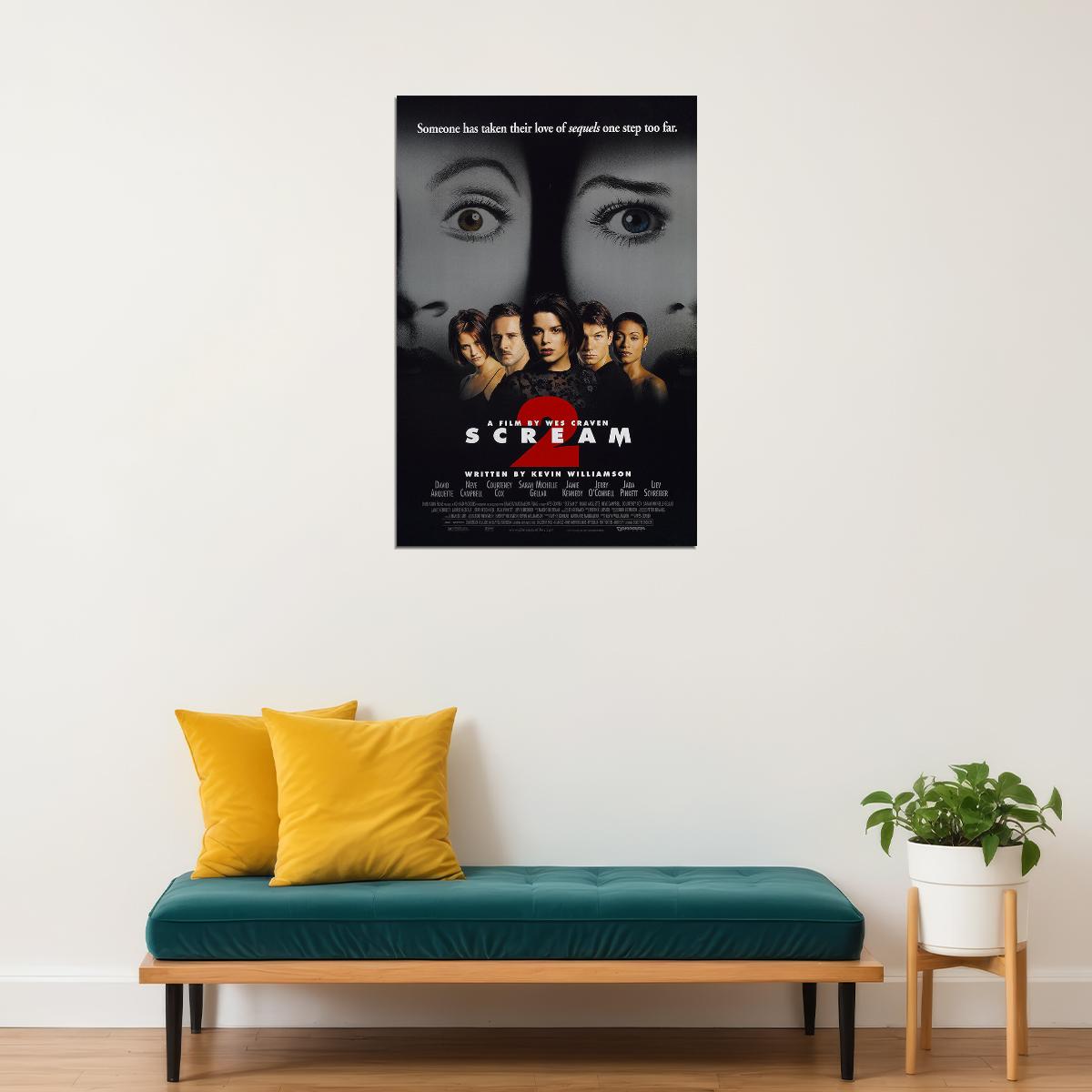 Scream Horror Thriller Movie Cinema Film Poster Wall Art Print Home Wall Decor