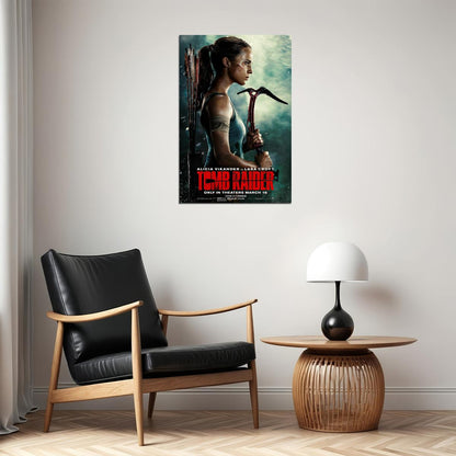 Tomb Raider Action Adventure Movie 2018 Cinema Film Poster Wall Art Print Home Wall Decor - xonomax