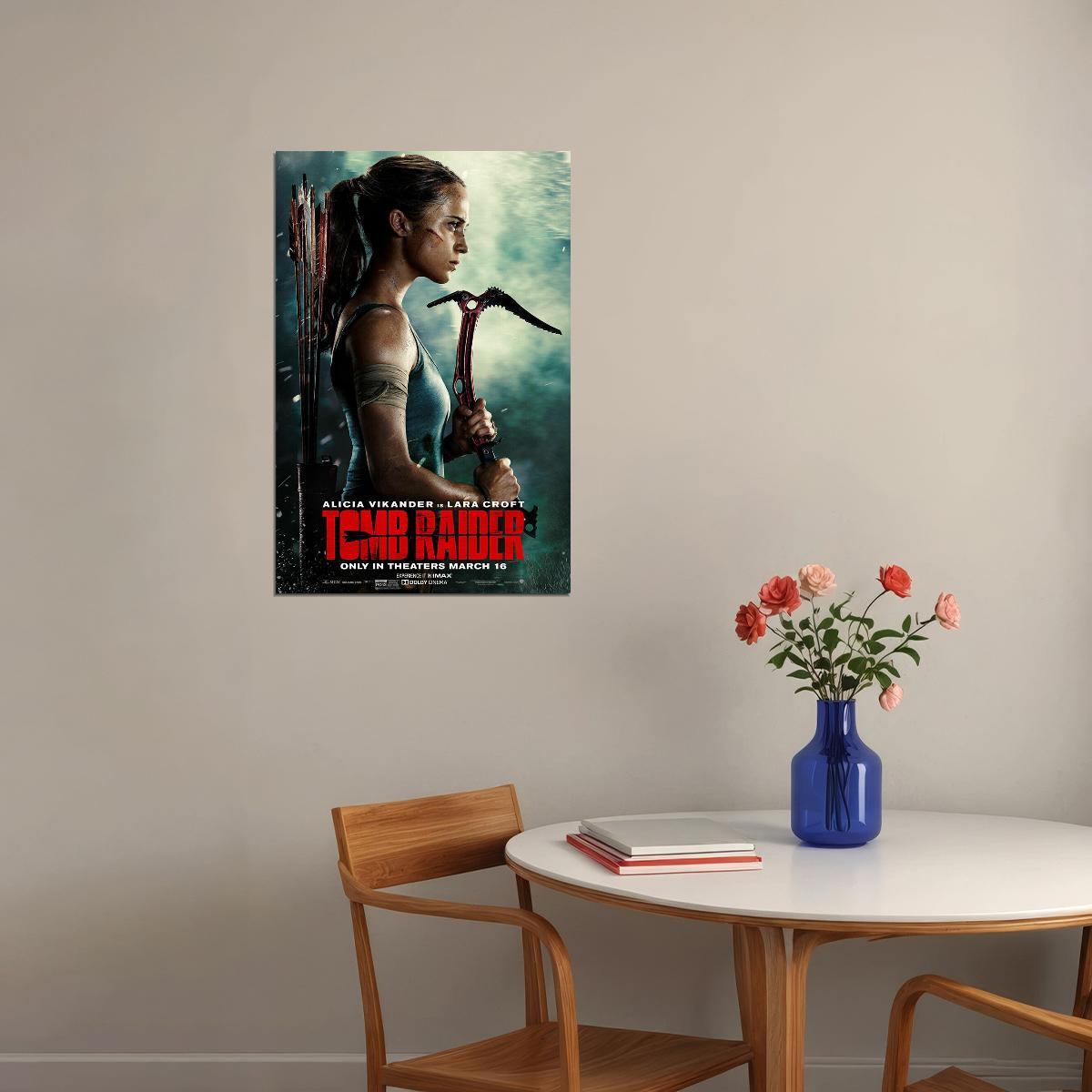 Tomb Raider Action Adventure Movie 2018 Cinema Film Poster Wall Art Print Home Wall Decor - xonomax