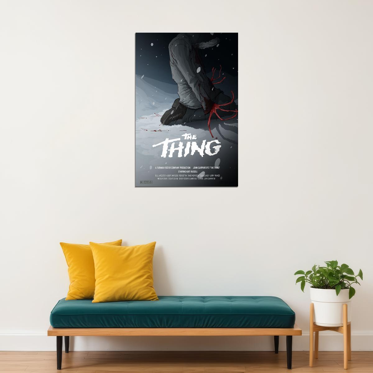 The Thing Horror Classic Movie Cinema Film Poster Wall Art Print Home Wall Decor - xonomax