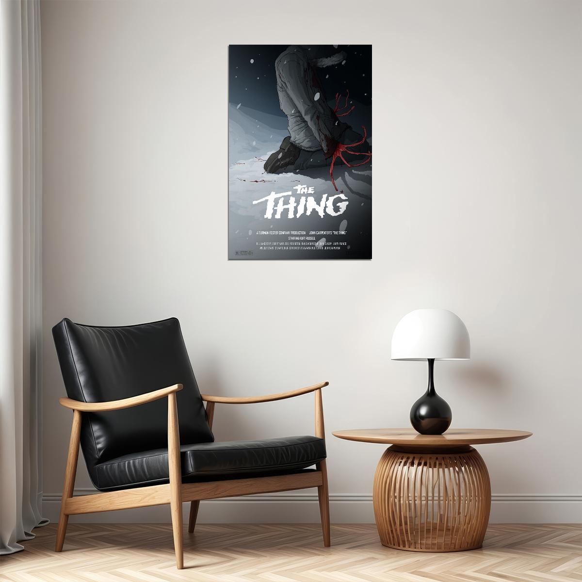The Thing Horror Classic Movie Cinema Film Poster Wall Art Print Home Wall Decor - xonomax