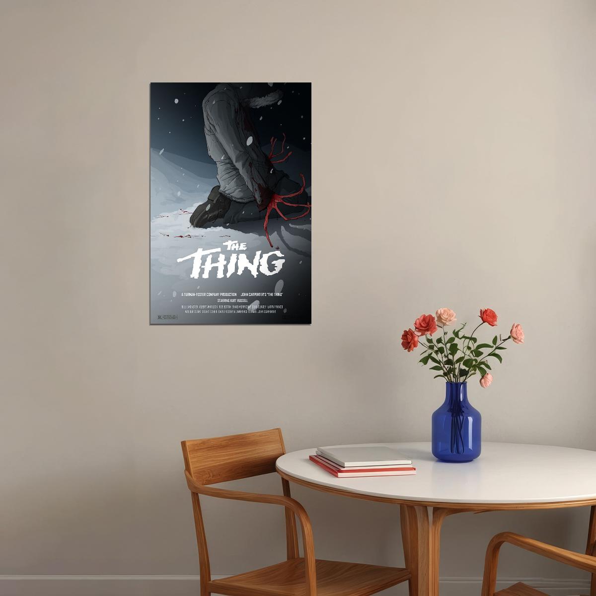 The Thing Horror Classic Movie Cinema Film Poster Wall Art Print Home Wall Decor - xonomax