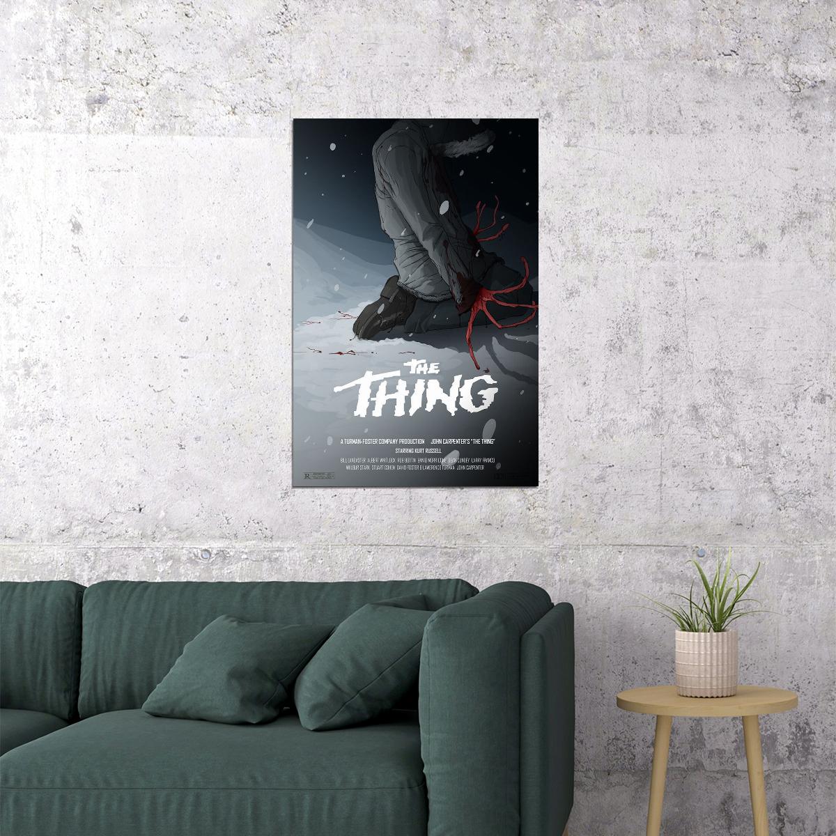 The Thing Horror Classic Movie Cinema Film Poster Wall Art Print Home Wall Decor - xonomax