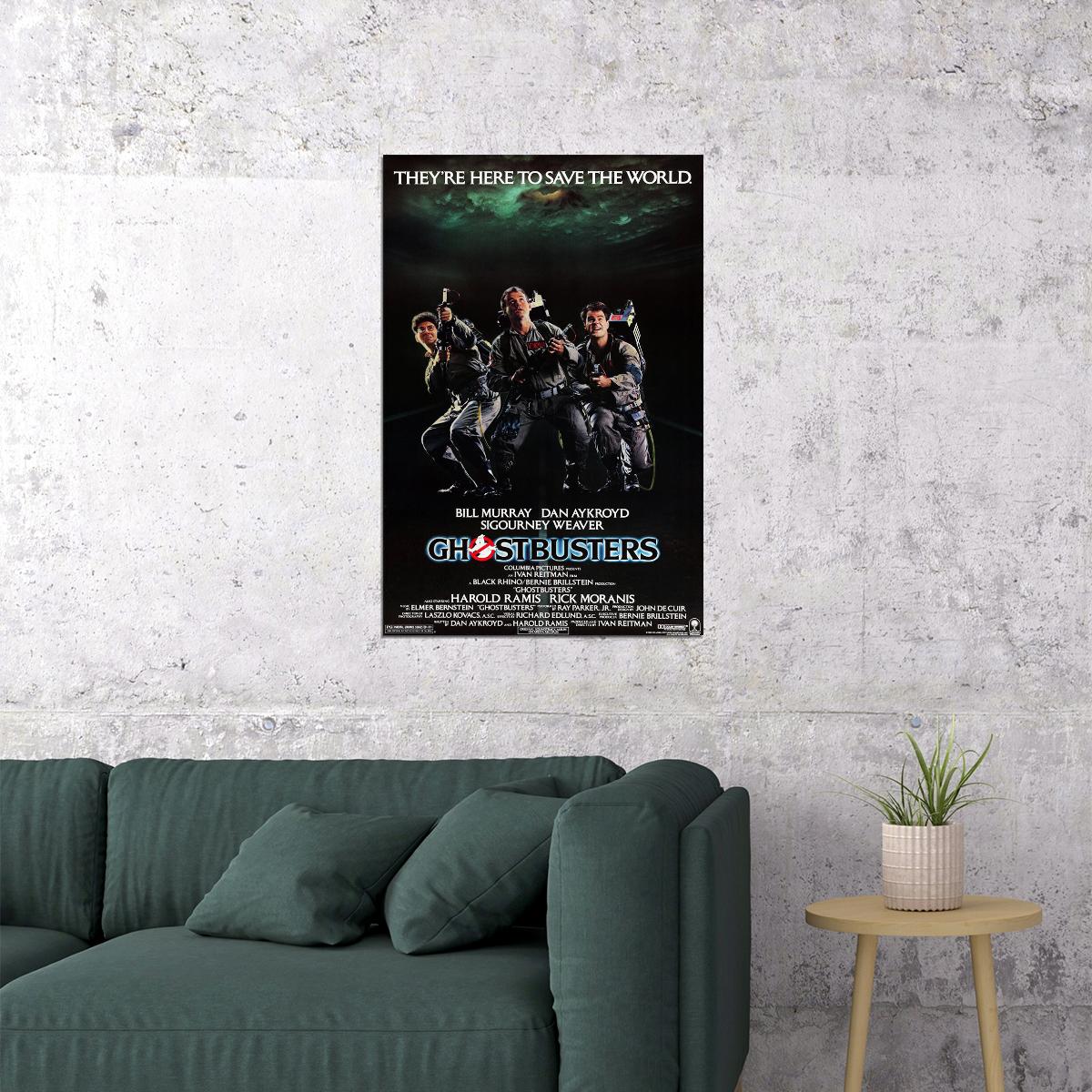 Ghostbusters Action Comedy Movie Cinema Film Poster Wall Art Print Home Wall Decor - xonomax