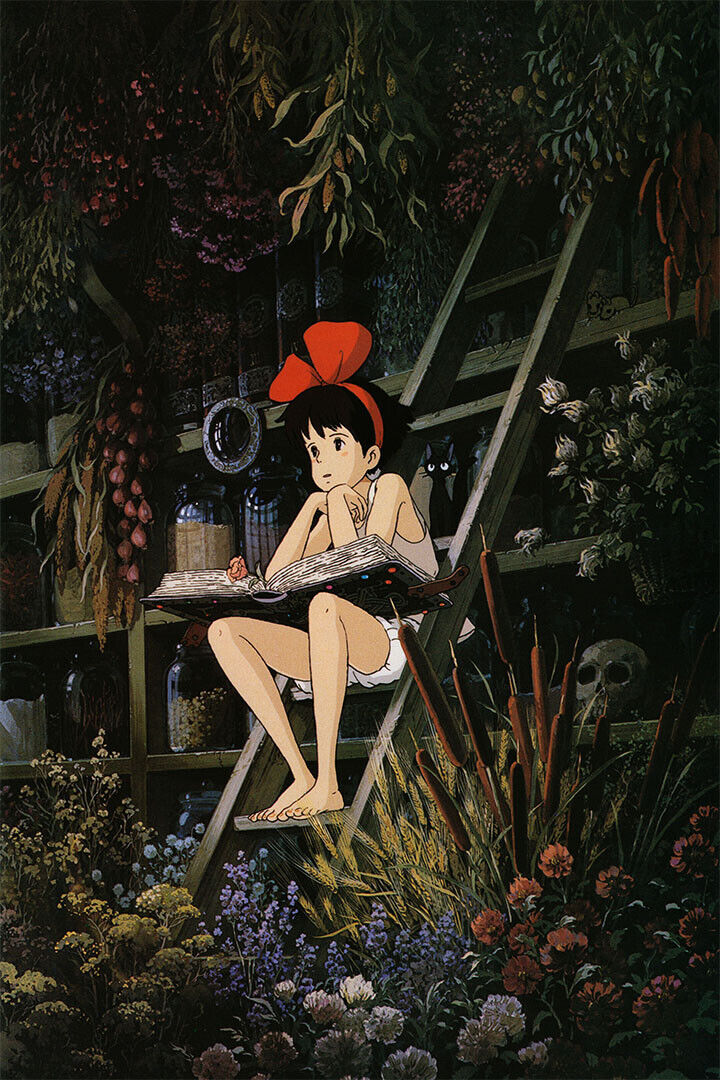 Kiki's Delivery Service Family Anime Movie Cinema Poster Wall Art Print Home Wall Decor - xonomax