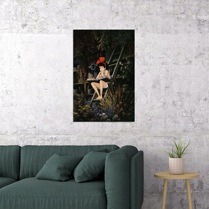 Kiki's Delivery Service Family Anime Movie Cinema Poster Wall Art Print Home Wall Decor - xonomax