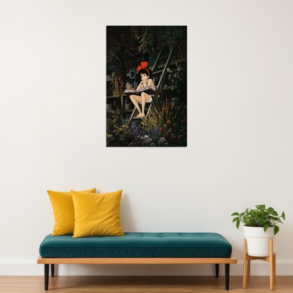 Kiki's Delivery Service Family Anime Movie Cinema Poster Wall Art Print Home Wall Decor - xonomax
