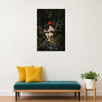 Kiki's Delivery Service Family Anime Movie Cinema Poster Wall Art Print Home Wall Decor - xonomax