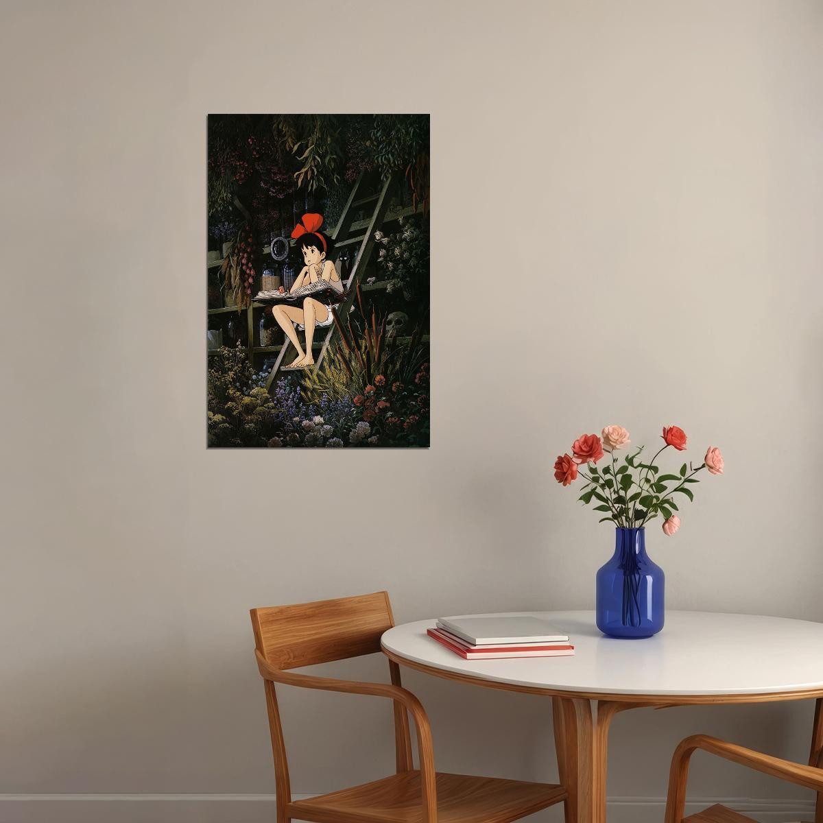 Kiki's Delivery Service Family Anime Movie Cinema Poster Wall Art Print Home Wall Decor - xonomax