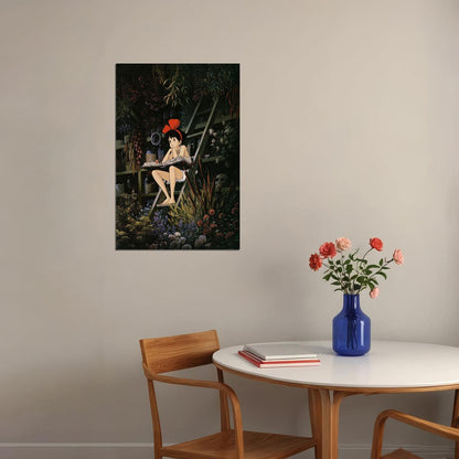 Kiki's Delivery Service Family Anime Movie Cinema Poster Wall Art Print Home Wall Decor - xonomax