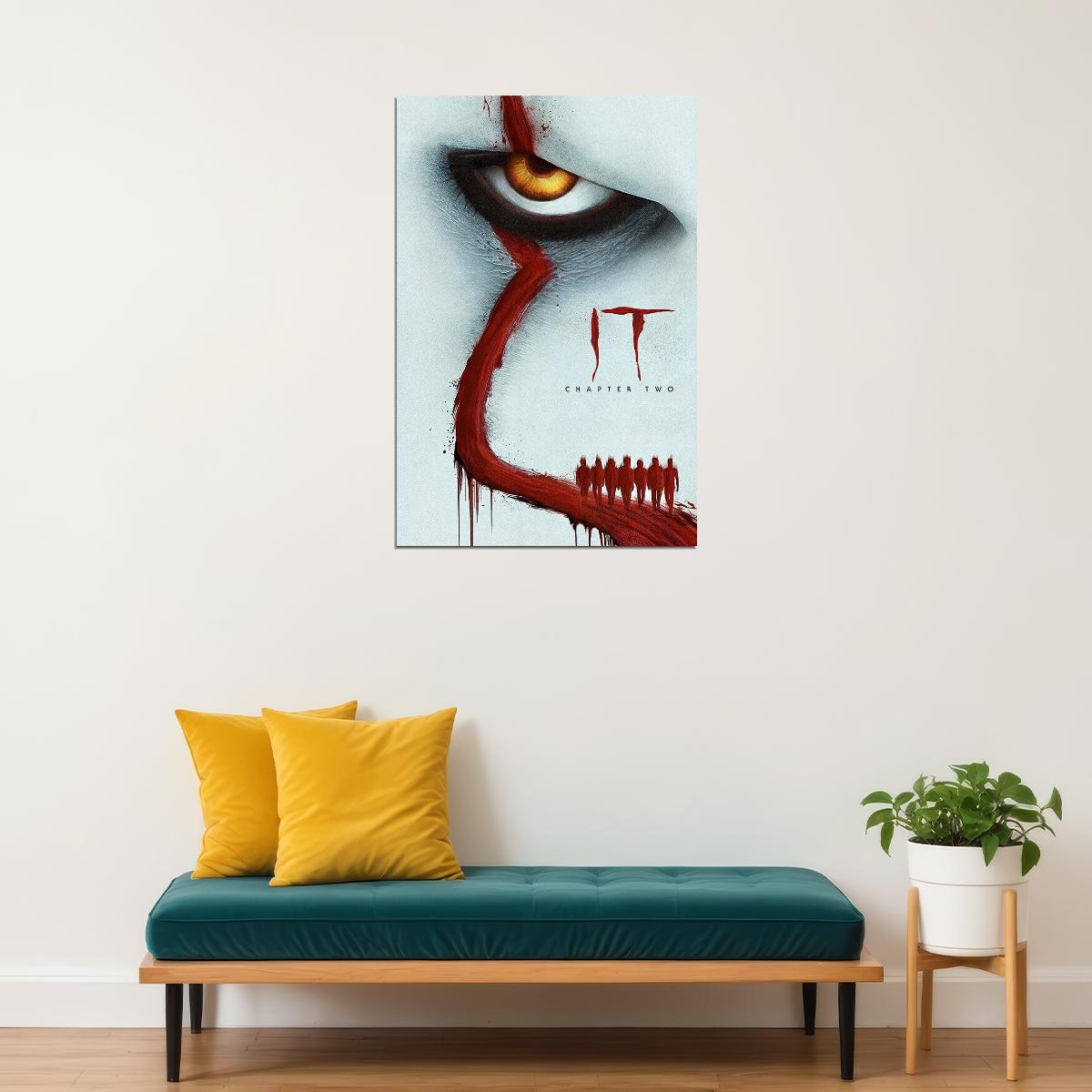 It Chapter Two 2019 Horror Drama Movie Cinema Poster Wall Art Print Home Wall Decor - xonomax