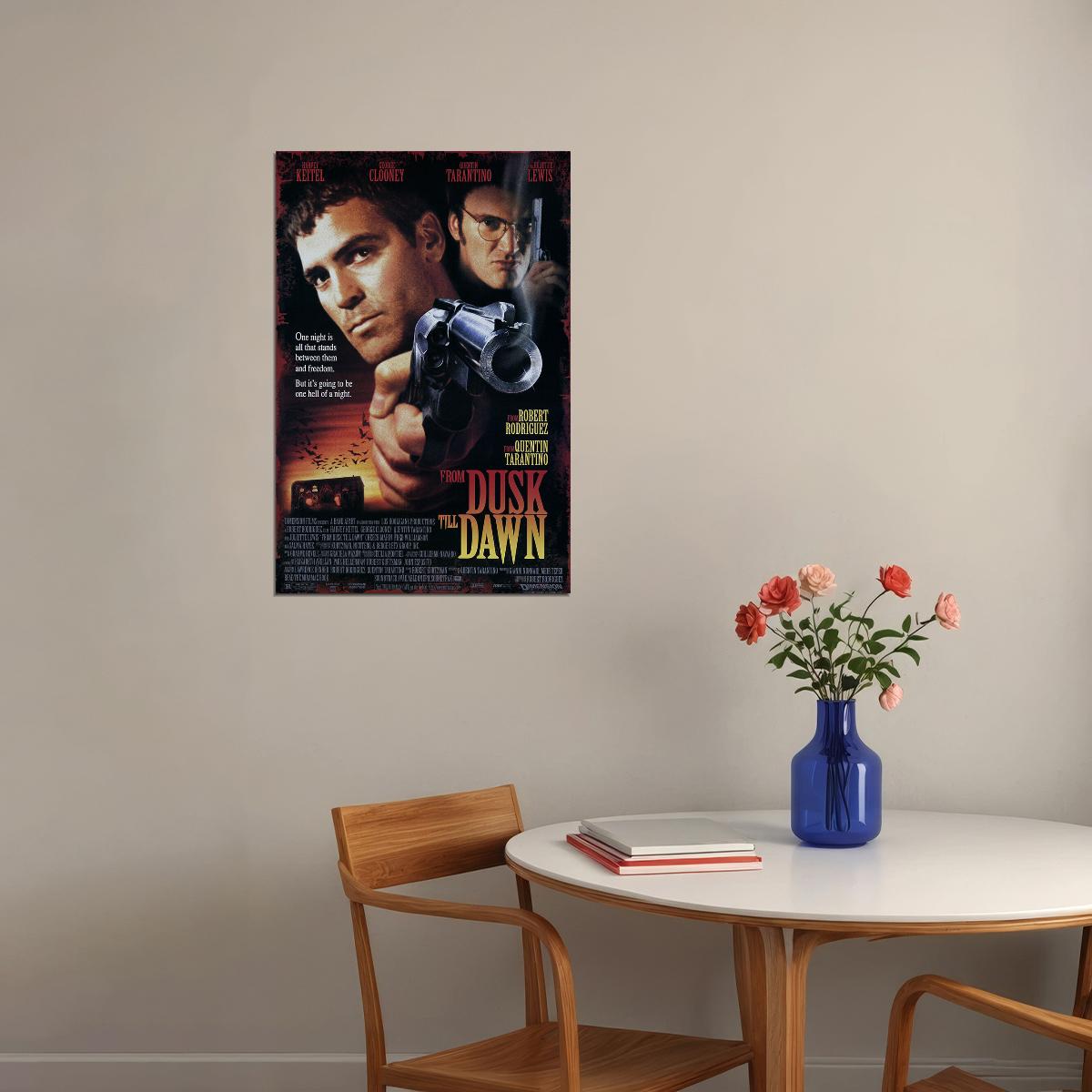 From Dusk Till Dawn Action Crime Movie Cinema Poster Wall Art Print Home Wall Decor - xonomax