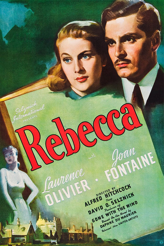 Rebecca Drama Mystery Classic Movie Film Noir Poster Wall Art Print Home Wall Decor - xonomax