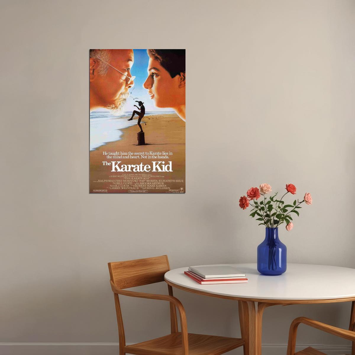 The Karate Kid 1984 Action Drama Classic Movie Poster Wall Art Print Home Wall Decor - xonomax