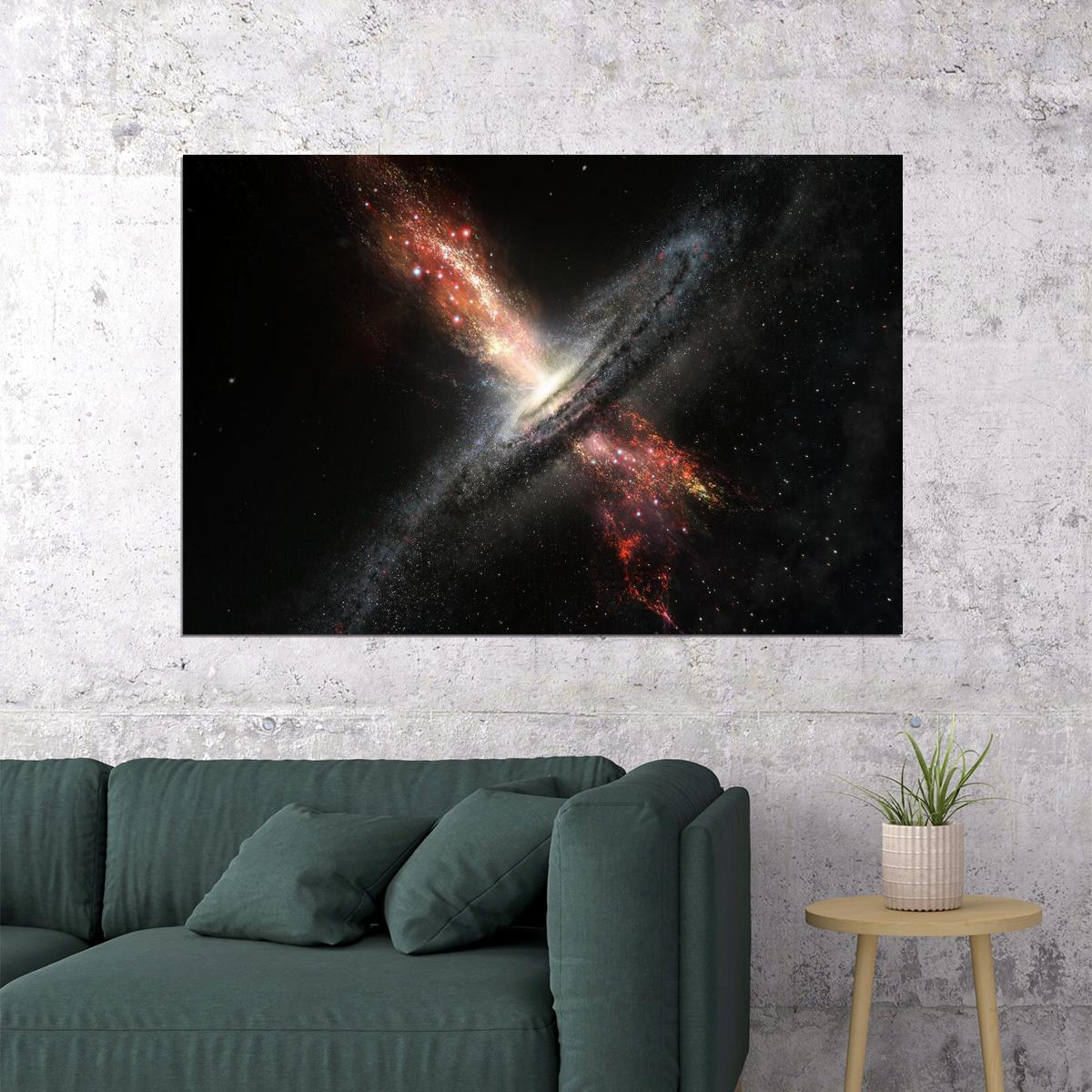 Milky Way Universe Cosmic Dust Nebula Poster Wall Art Print Home Wall Decor - xonomax