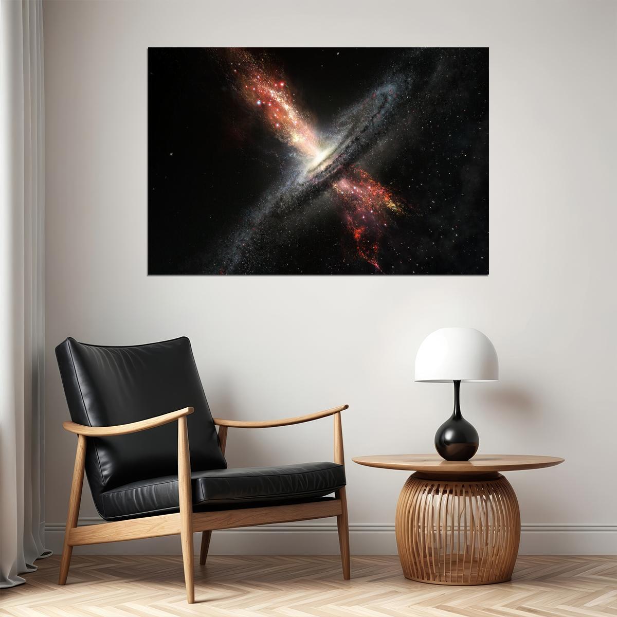 Milky Way Universe Cosmic Dust Nebula Poster Wall Art Print Home Wall Decor - xonomax