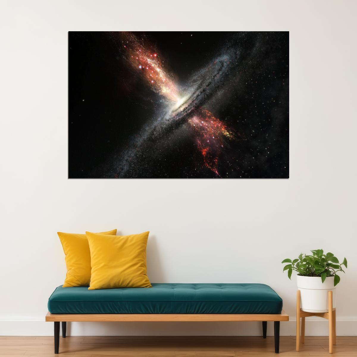 Milky Way Universe Cosmic Dust Nebula Poster Wall Art Print Home Wall Decor - xonomax