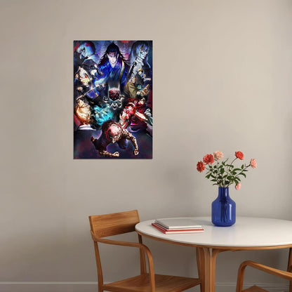 Jujutsu Kaisen Anime Action Fantasy Movie Cinema Poster Wall Art Print Home Wall Decor - xonomax