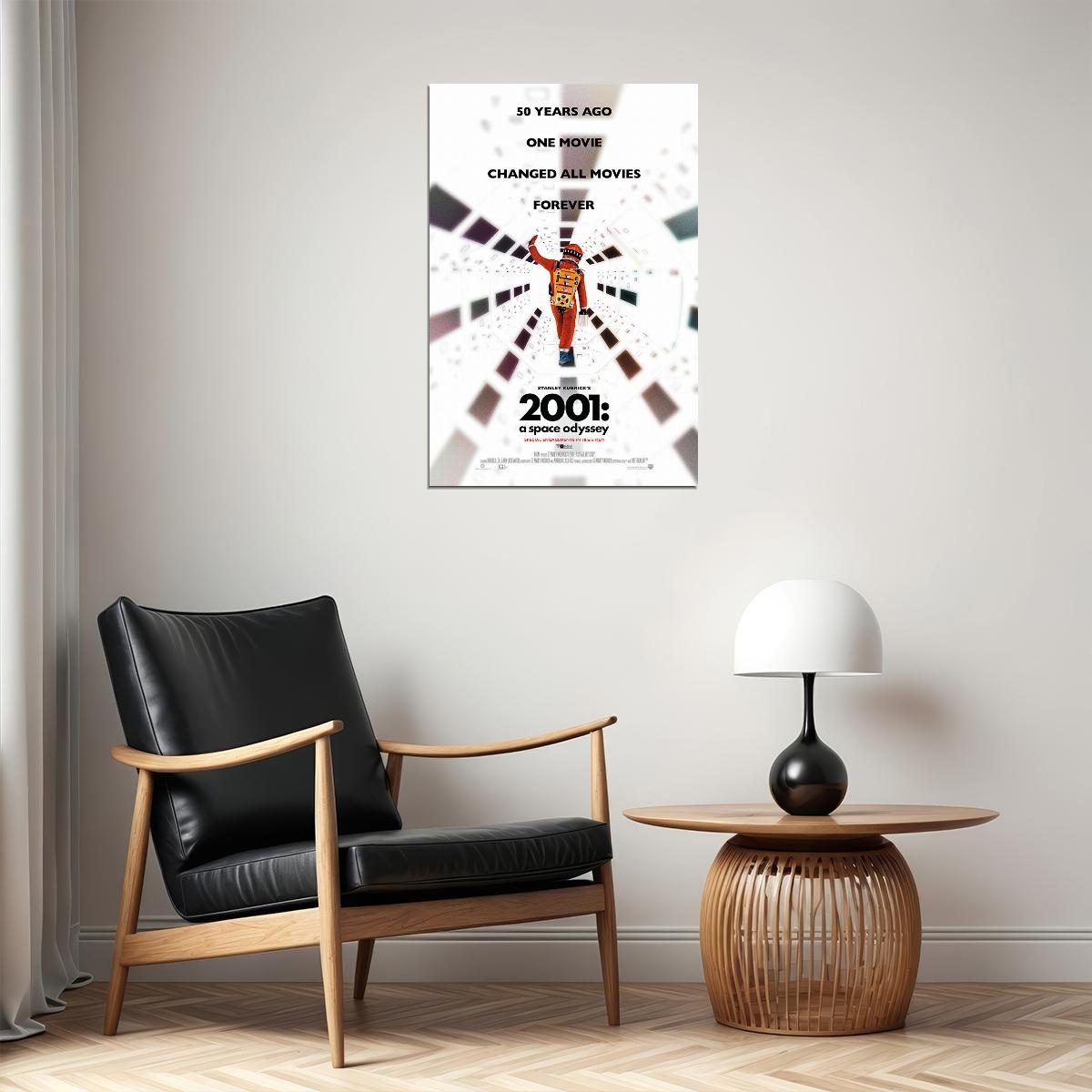 2001 A Space Odyssey Science Fiction Adventure Movie Poster Wall Art Print Home Wall Decor - xonomax