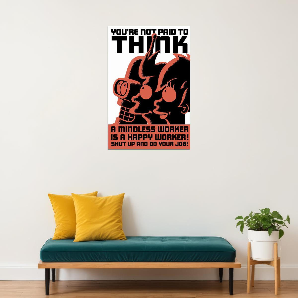 Futurama Cartoon Anime Tv Series Movie Gift Poster Wall Art Print Home Wall Decor - xonomax