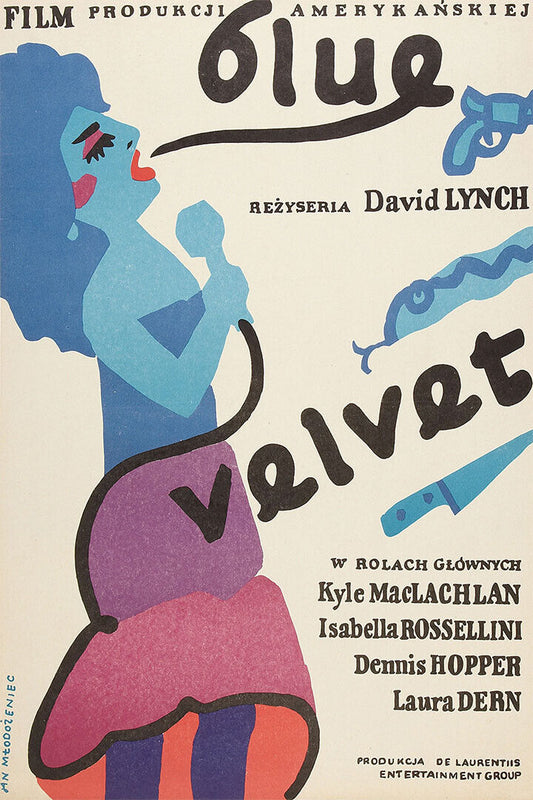 Blue Velvet Crime Mystery Classic Movie Gift Poster Wall Art Print Home Wall Decor - xonomax