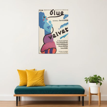 Blue Velvet Crime Mystery Classic Movie Gift Poster Wall Art Print Home Wall Decor - xonomax