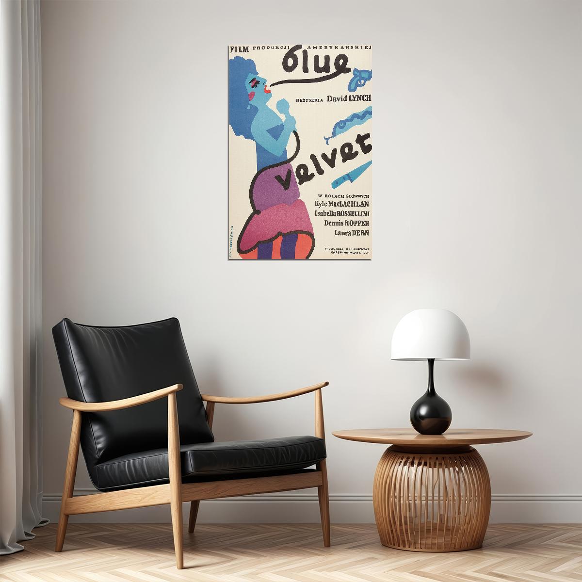 Blue Velvet Crime Mystery Classic Movie Gift Poster Wall Art Print Home Wall Decor - xonomax
