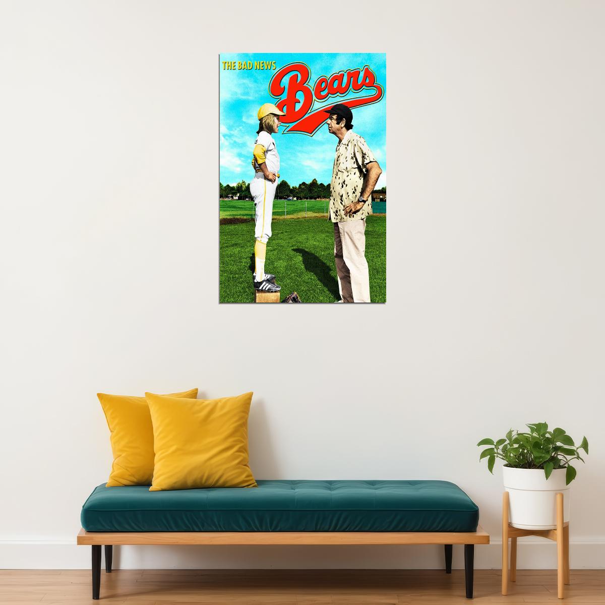 The Bad News Bears Drama Sports Cinema Film Movie Poster Wall Art Print Home Wall Decor - xonomax