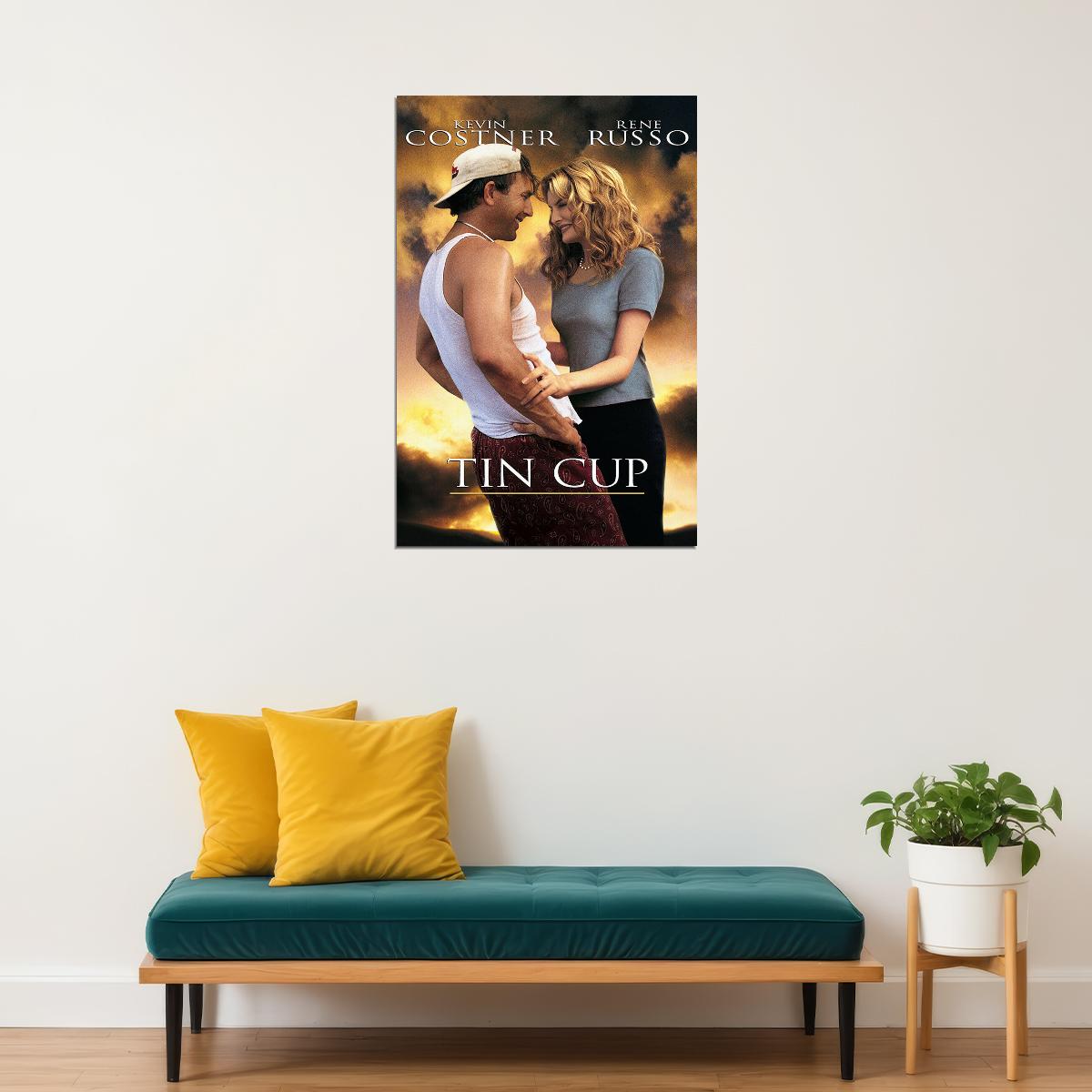 Tin Cup Comedy Romance Sports Cinema Film Movie Poster Wall Art Print Home Wall Decor - xonomax