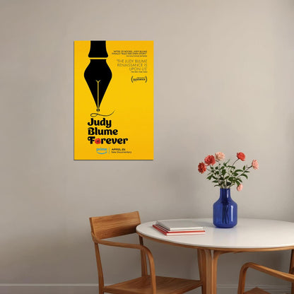Judy Blume Forever Documentary Biography Cinema Film Poster Wall Art Print Home Wall Decor - xonomax