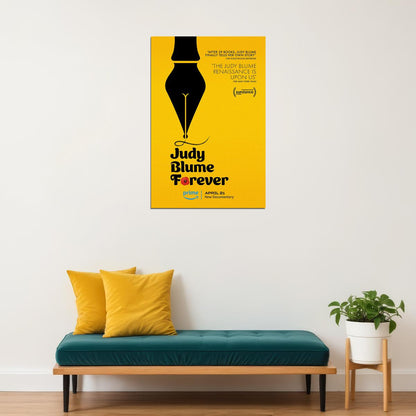 Judy Blume Forever Documentary Biography Cinema Film Poster Wall Art Print Home Wall Decor - xonomax