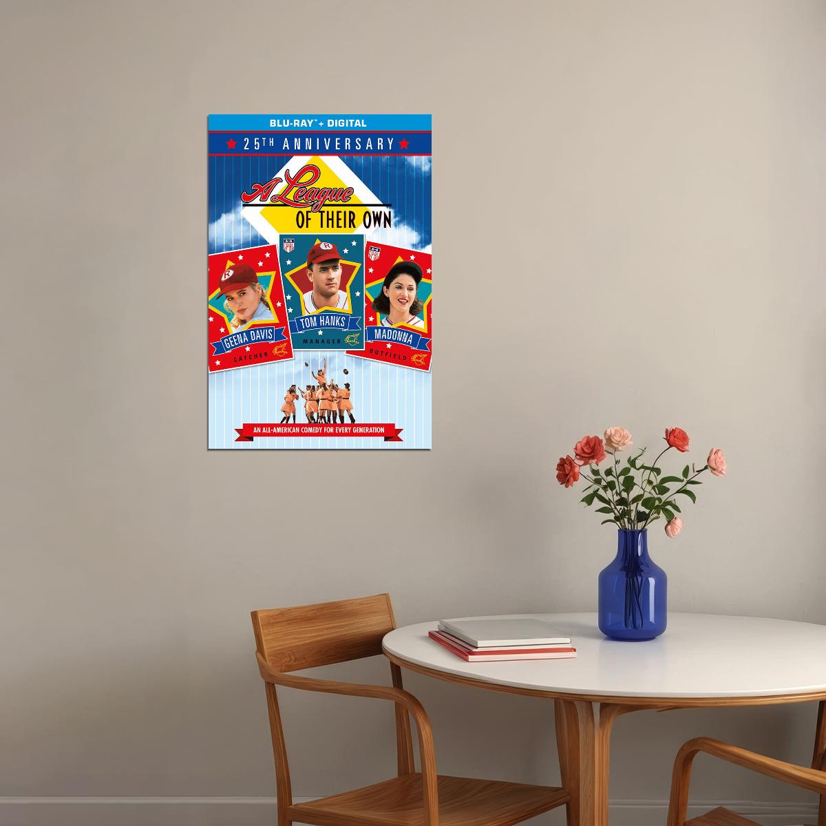 A League Of Their Own Comedy Drama Sports Cinema Film Poster Wall Art Print Home Wall Decor - xonomax