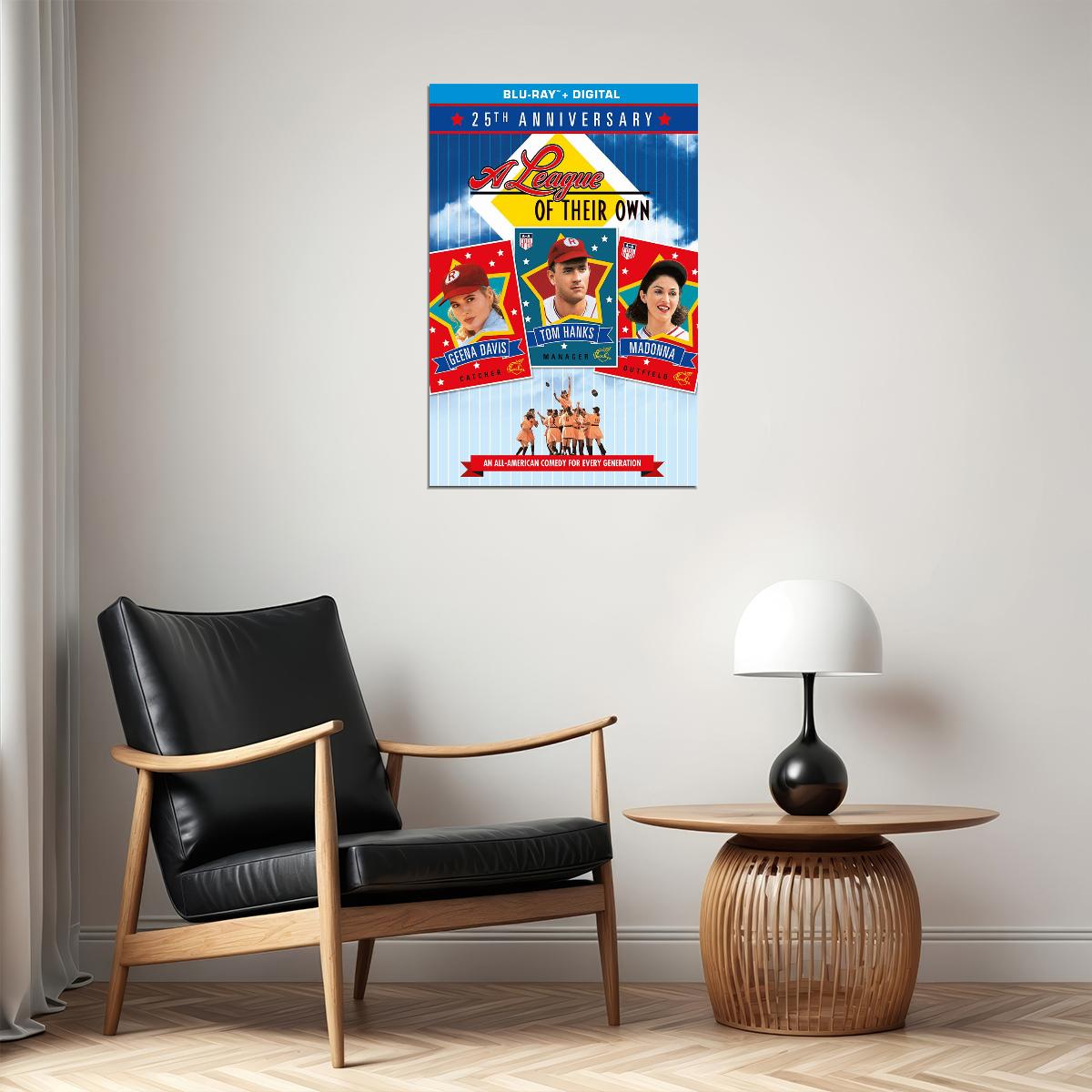 A League Of Their Own Comedy Drama Sports Cinema Film Poster Wall Art Print Home Wall Decor - xonomax