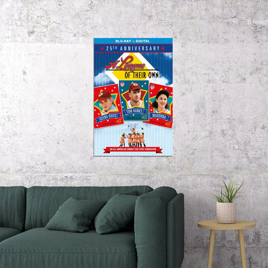 A League Of Their Own Comedy Drama Sports Cinema Film Poster Wall Art Print Home Wall Decor - xonomax